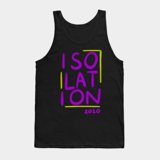 Isolation 2020 - Social Distancing Quarantine Drawing Tank Top